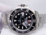 Replica Rolex Submariner Watch SS Black Dial Ceramic Bezel Mens Watch